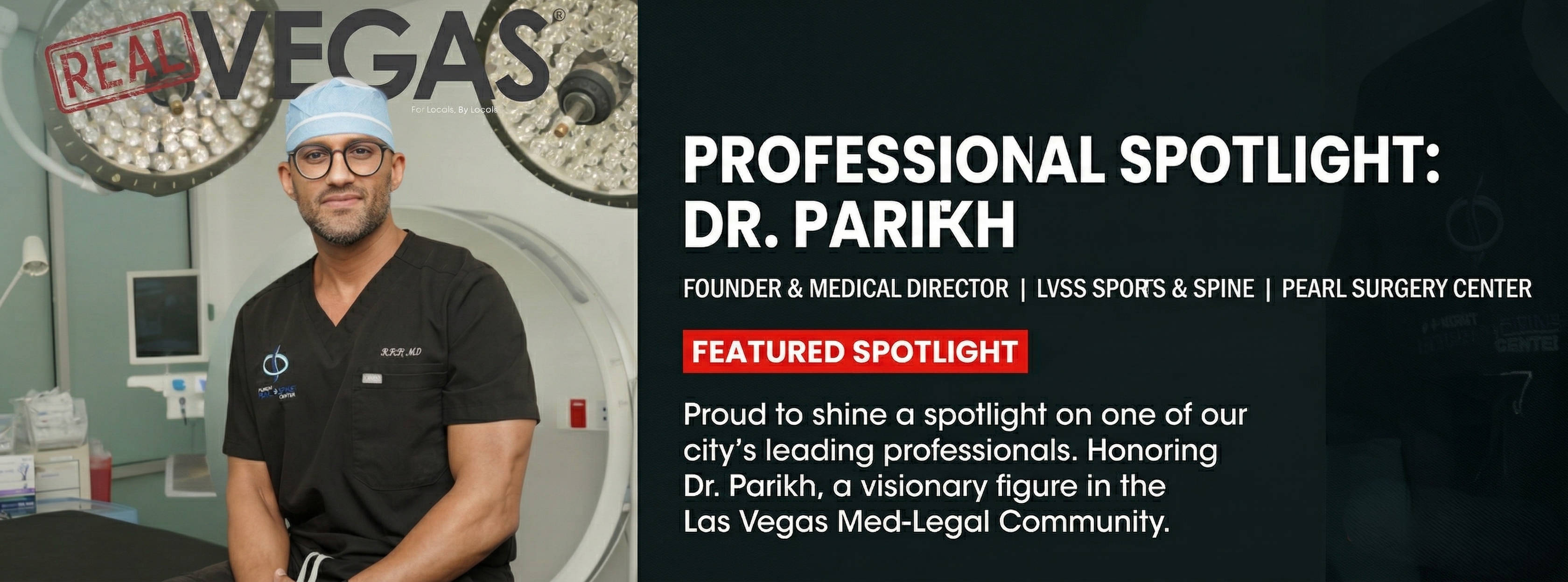 Dr. Parikh (@kr_parikhmd) is a visionary figure in the Las Vegas med-legal community.