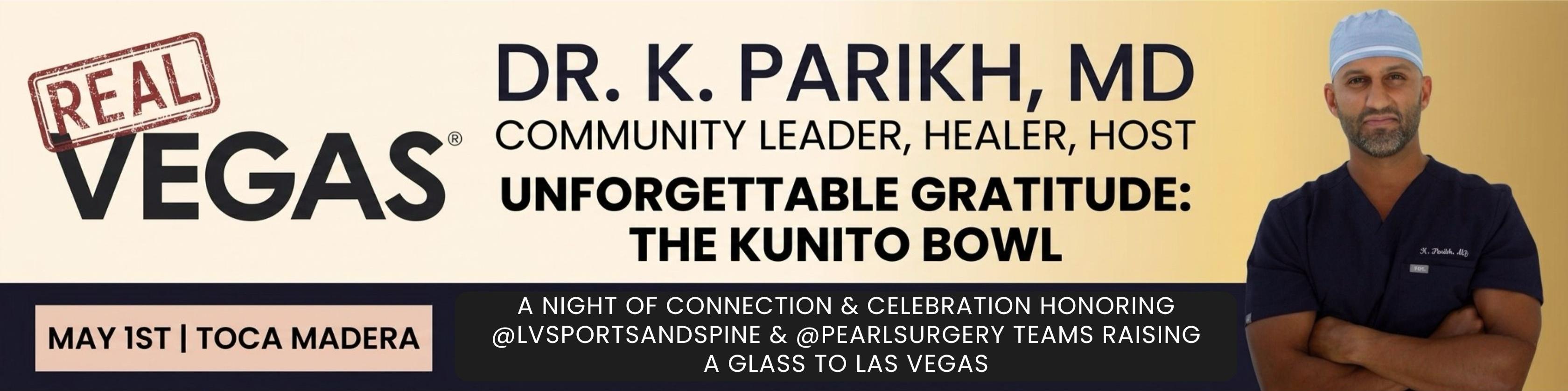 Dr. Parikh’s (@kr_parikhmd) 43rd birthday! Hosted by @lvsportsandspine and @pearlsurgery