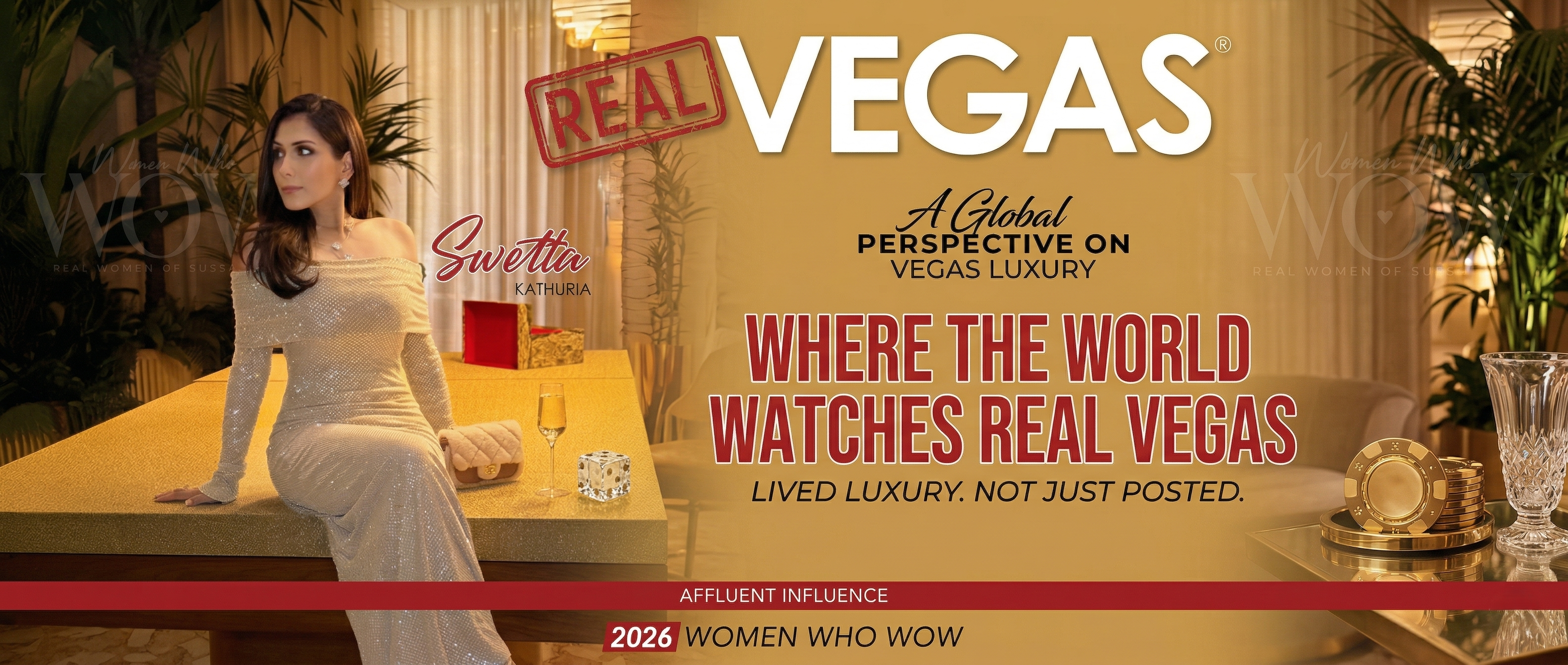 Real Vegas Magazine featuring Swetta Kathuria - Women Who Wow