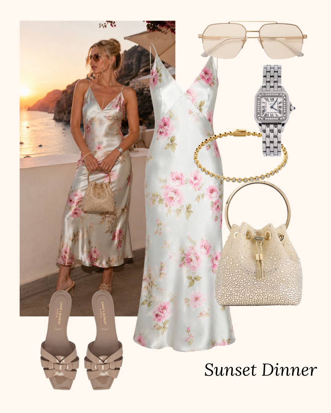 Riviera Chic Outfit Flatlay