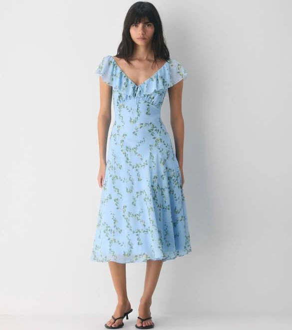 Aritzia Apostrophe Floral Dress