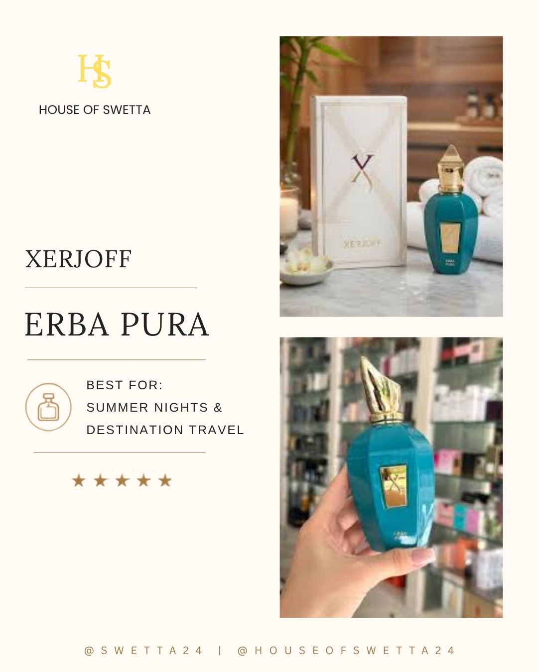 Xerjoff Erba Pura fragrance