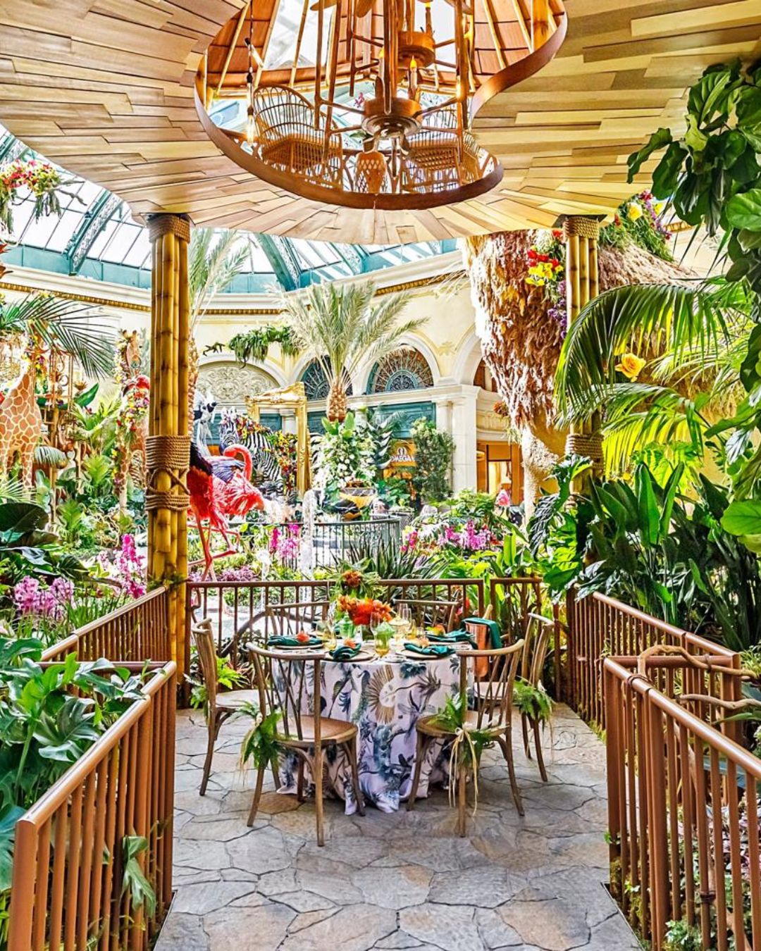 Conservatory floral display