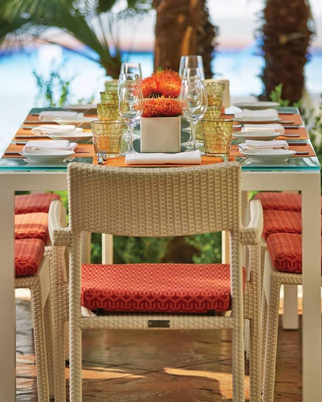 Veranda patio view