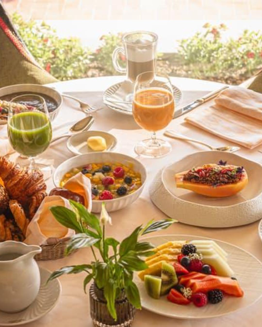 Veranda brunch spread