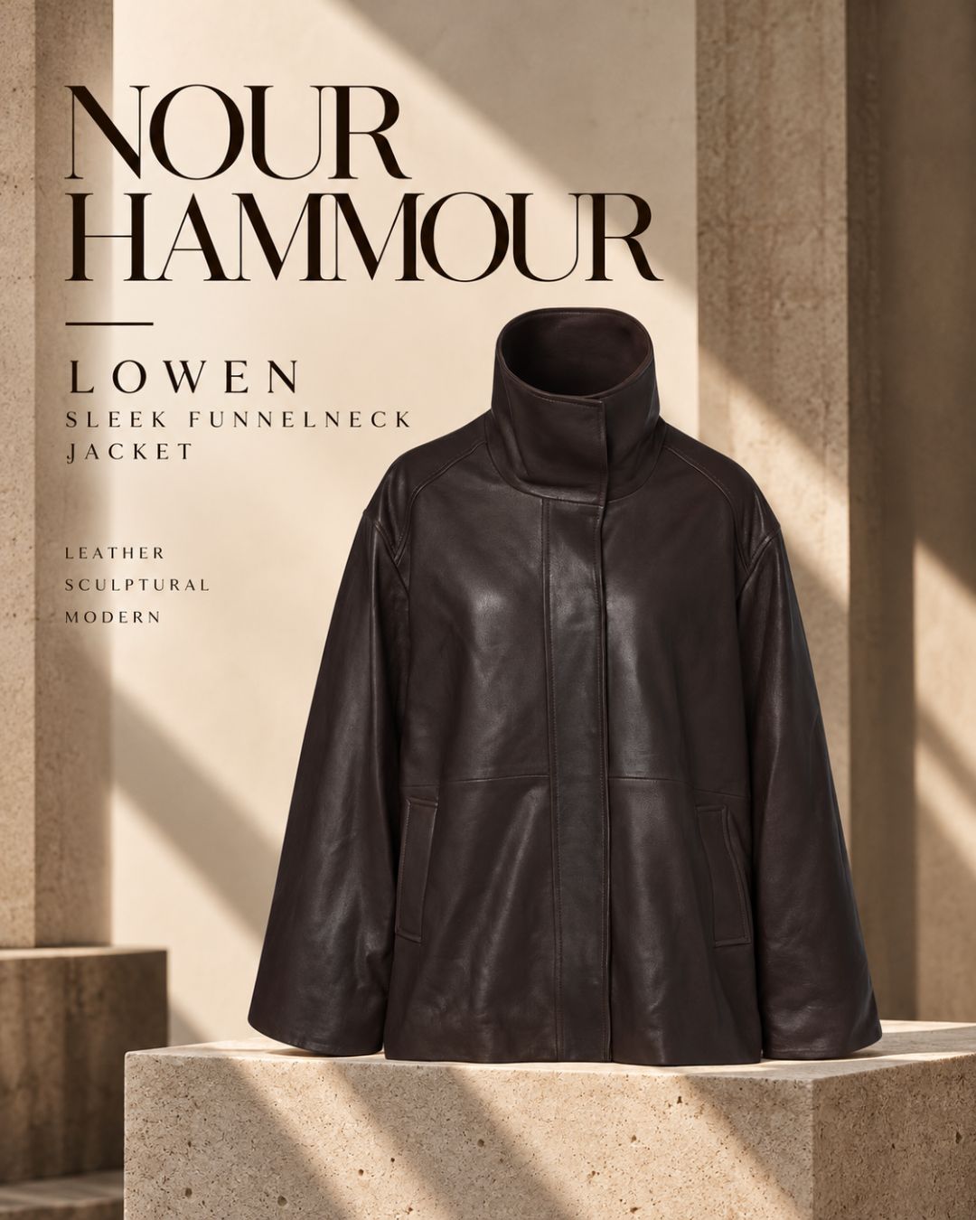 Lowen Sleek Funnelneck Jacket