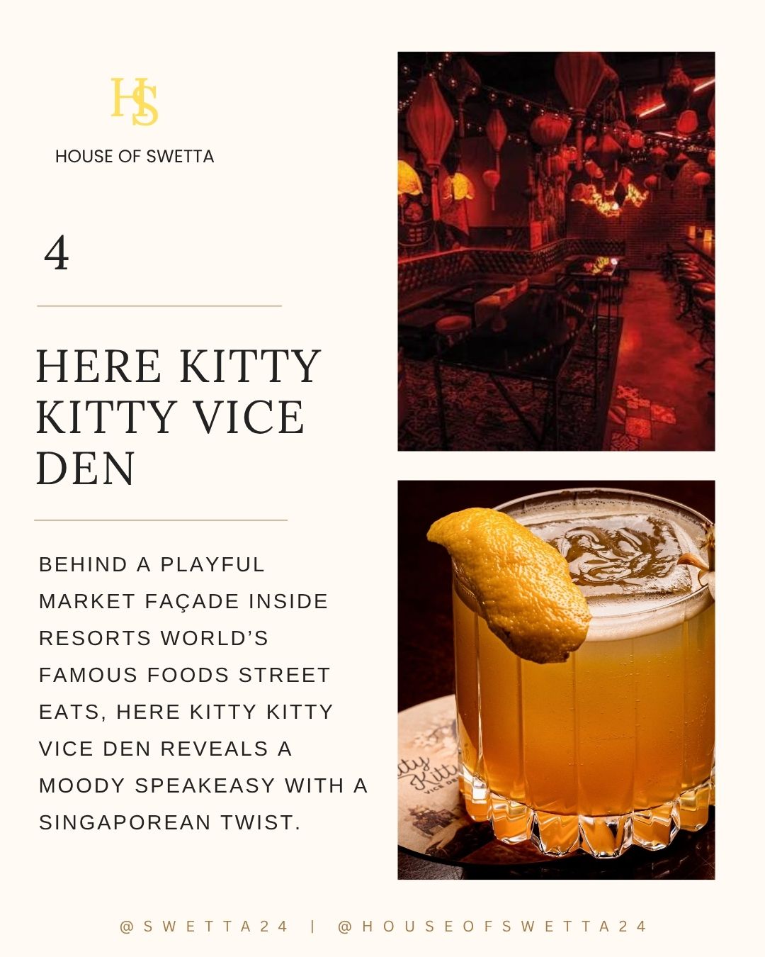 Here Kitty Kitty Vice Den neon entrance at Resorts World