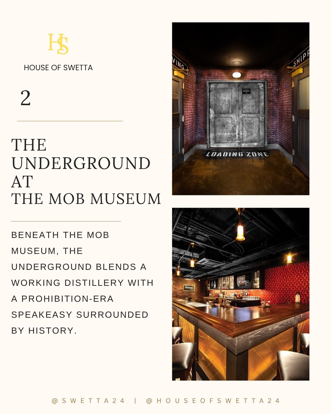 The Underground Prohibition speakeasy at The Mob Museum