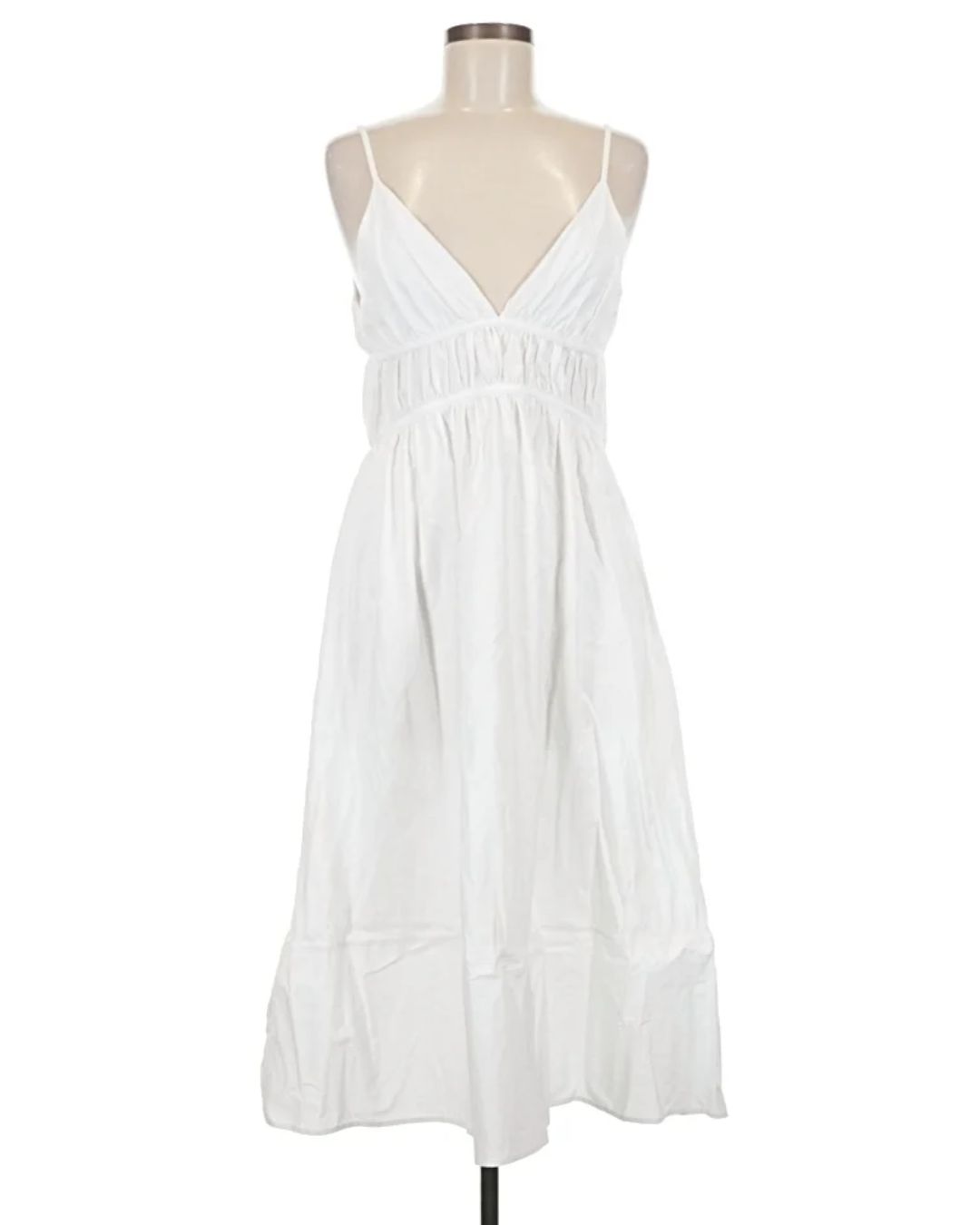 Empire V-Neck Relaxed Dress